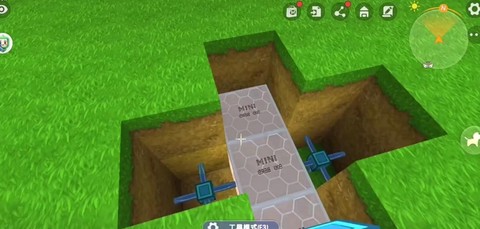 迷你世界如何做电动门